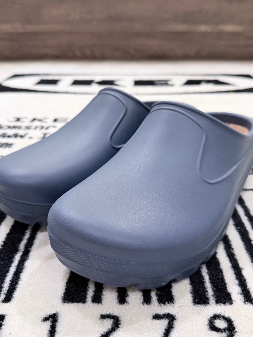 NEW Aime Leon Dore Navy Blue Garden Mules / Loafers